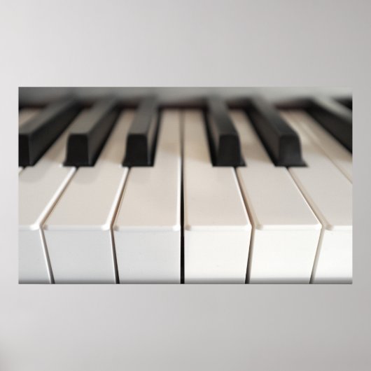 Digitalpiano-Tastatur Poster (Vorne)