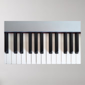 Digitalpiano-Tastatur Poster (Vorne)