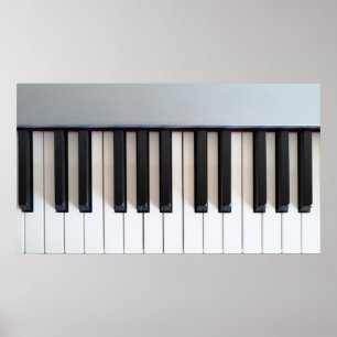 Digitalpiano-Tastatur Poster