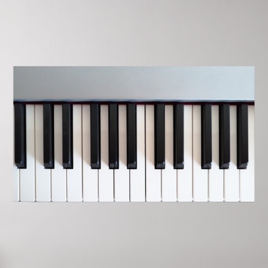 Digitalpiano-Tastatur Poster (Vorne)