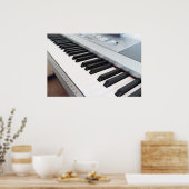 Digitalpiano-Tastatur Poster (Küche)