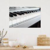 Digitalpiano-Tastatur Poster (Küche)