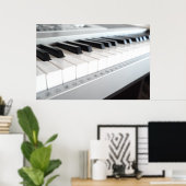 Digitalpiano-Tastatur Poster (Heimbüro)