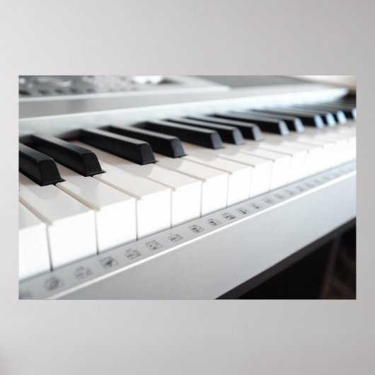 Digitalpiano-Tastatur Poster (Vorne)