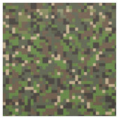 Digitalrechner-API-Druck | 8 Bit Camouflage Stoff (Muster)