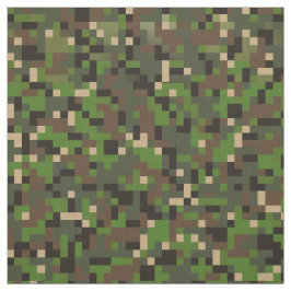 Digitalrechner-API-Druck | 8 Bit Camouflage Stoff