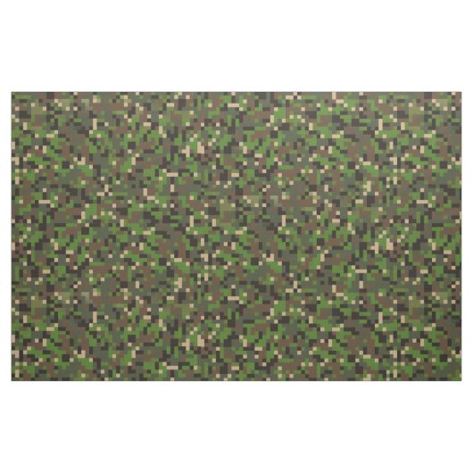 Digitalrechner-API-Druck | 8 Bit Camouflage Stoff (Fat Quarter (45,7 x 55,9 cm))