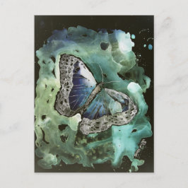 Digitalschmetterlingskarte Postkarte