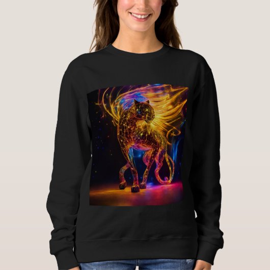 Digitaltiger Sweatshirt (Vorderseite)
