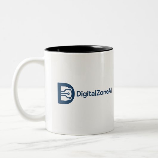 DigitalZoneAi Zweifarbige Tasse (Links)