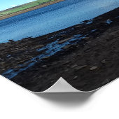 Digley Reservoir Foto Poster (Ecke)