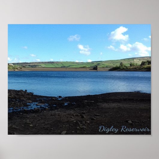 Digley Reservoir Foto Poster (Vorne)