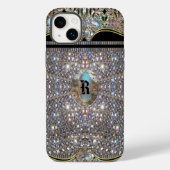 Digloos Elegantes Chic Einziges Monogramm Case-Mate iPhone Hülle (Rückseite)