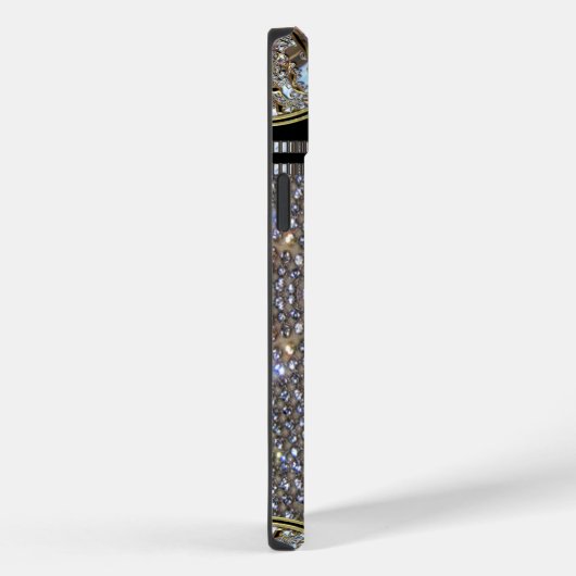 Digloos Elegantes Chic Einziges Monogramm Case-Mate iPhone Hülle (Rückseite / Rechts)