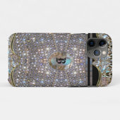 Digloos Elegantes Chic Einziges Monogramm Case-Mate iPhone Hülle (Rückseite (Horizontal))