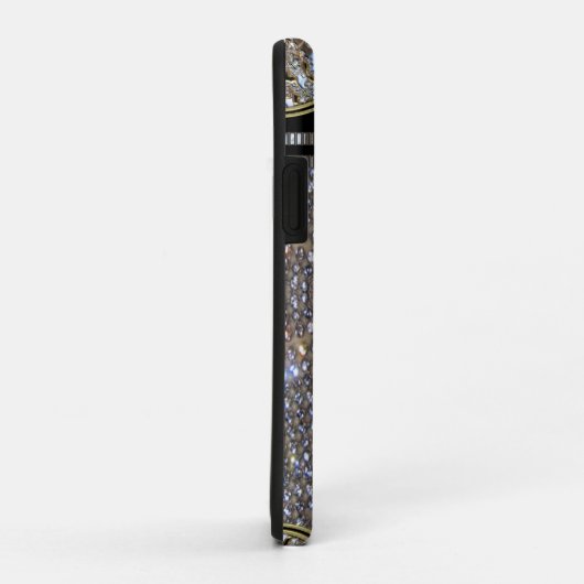 Digloos Elegantes Chic Einziges Monogramm Case-Mate iPhone Hülle (Hinten/Rechts)