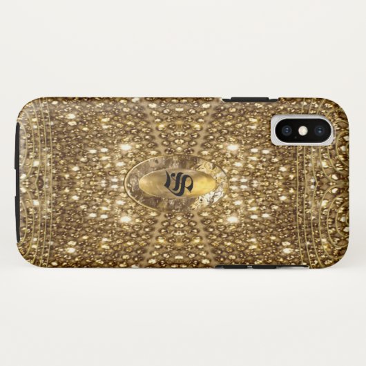 Digloos Gleem Schönes Monogramm Case-Mate iPhone Hülle (Rückseite (Horizontal))