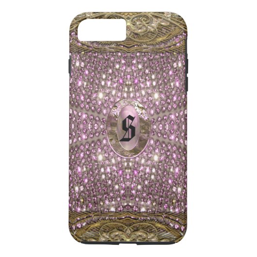 Digloos Pleurthye Elegant VII Monogramm Case-Mate iPhone Hülle (Rückseite)