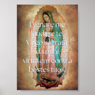 Dignare mich drucken poster