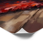 Dignified Rottweiler Dog Christmas Lantern Poster (Ecke)