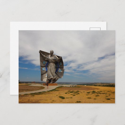 Dignity Sculpture, Chamberlain, South Dakota Postkarte (Vorne/Hinten)