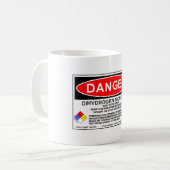 Dihydrogen-Monoxyd-Tasse 1 Kaffeetasse (Vorderseite Links)