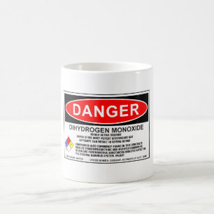 Dihydrogen-Monoxyd-Tasse 1 Kaffeetasse