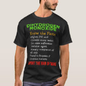 Dihydrogenmonoxid-Bewusstsein Unterstützung des DH T-Shirt (Vorderseite)