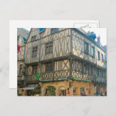 Dijon, als Apotheke verwendetes mittelalterliches Postkarte (Vorne/Hinten)