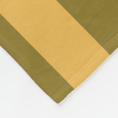 Dijon and Zest Striped Pattern Fleecedecke (Ecke)