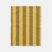 Dijon and Zest Striped Pattern Fleecedecke (Vorderseite)