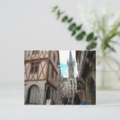 Dijon, enge Straßen Postkarte (Stehend Vorderseite)
