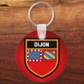 Dijon Flag Schlüsselanhänger (Vorderseite)