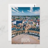 Dijon Foto Vintage Postkarte (Vorne/Hinten)