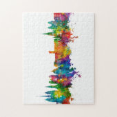 Dijon France Skyline Puzzle (Vertikal)