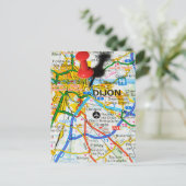 Dijon, Frankreich Postkarte (Stehend Vorderseite)