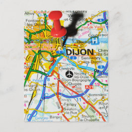 Dijon, Frankreich Postkarte