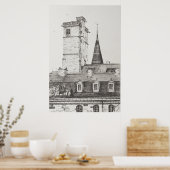 Dijon Rooftops Frankreich.2008 Poster (Küche)