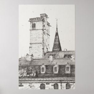 Dijon Rooftops Frankreich.2008 Poster