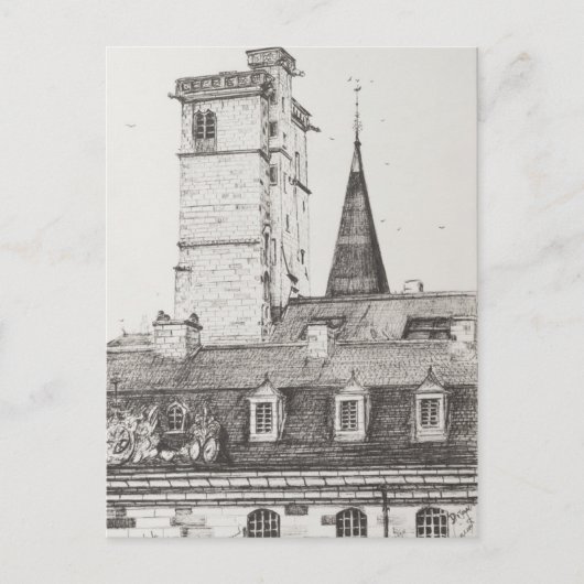 Dijon Rooftops Frankreich.2008 Postkarte (Vorderseite)