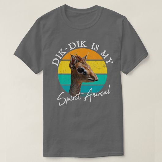 Dik Dik ist mein Geist Tierwelt Afrika Niedlich T-Shirt (Design vorne)
