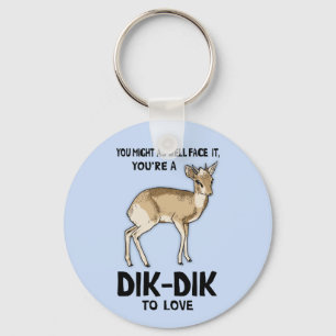 Dik-Dik zur Liebe Schlüsselanhänger