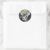 Dikdik zwergartiger Antilopen-Aufkleber Runder Aufkleber (Tasche)