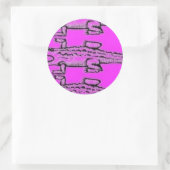 Diktator Runder Aufkleber (Tasche)