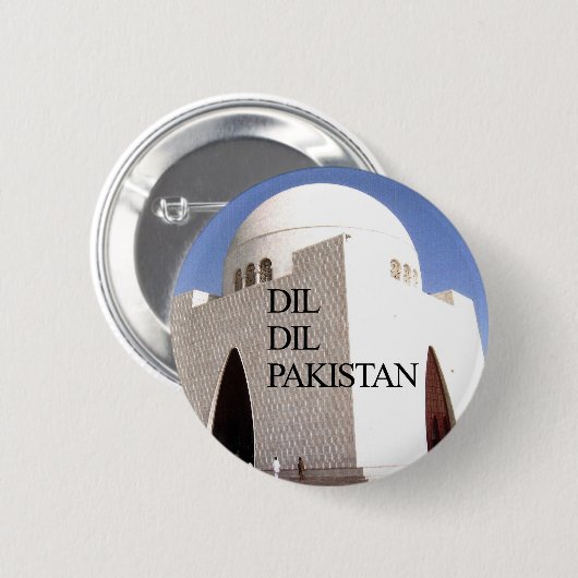 Dil Dil Pakistan Hakuna Matata Button (Vorne & Hinten)