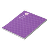 DIL Phantastische Schwiegertochter Lila und rosa Z Notizblock (Rotiert)