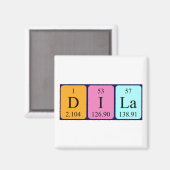 Dila Periodenmagnet Magnet (Vorderseite/Rückseite)