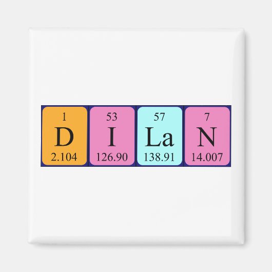 Dilan Periodenmagnet Magnet (Vorne)