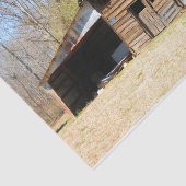 Dilapidden alten Stallenwald Seidenpapier (Ausschnitt)