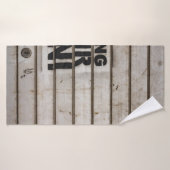 Dilarang parkir desi-Zeichen Badehandtuch (Badehandtuch)